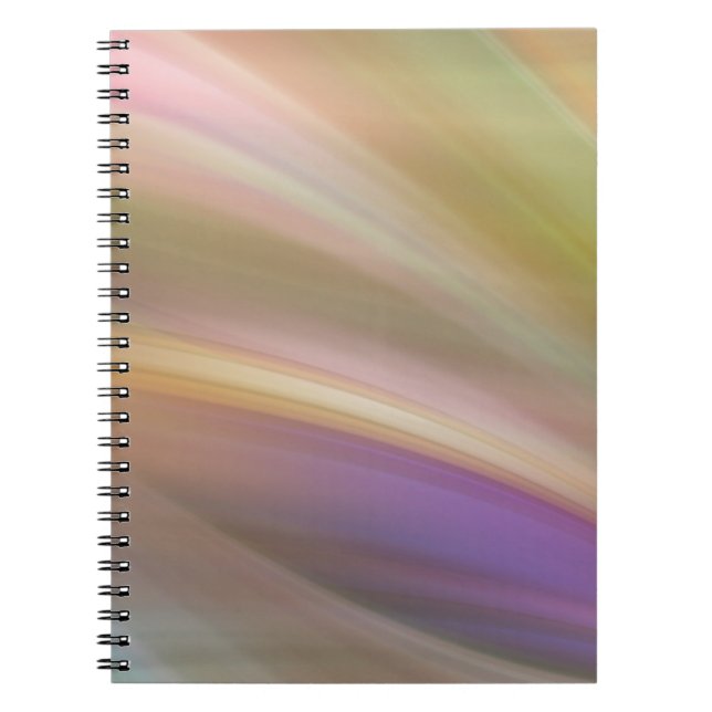 Pastel Colors Abstract Notebook (Front)