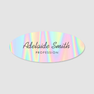 pastel colors background name tag