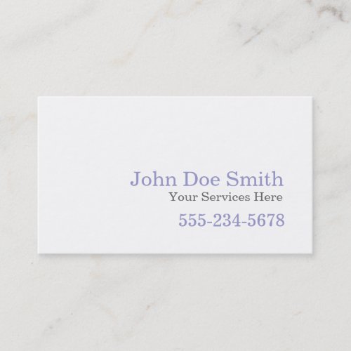 Pastel Colors Business Card