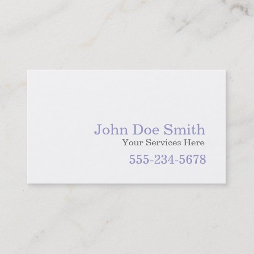 Customizable Pastel Colors Business Card
