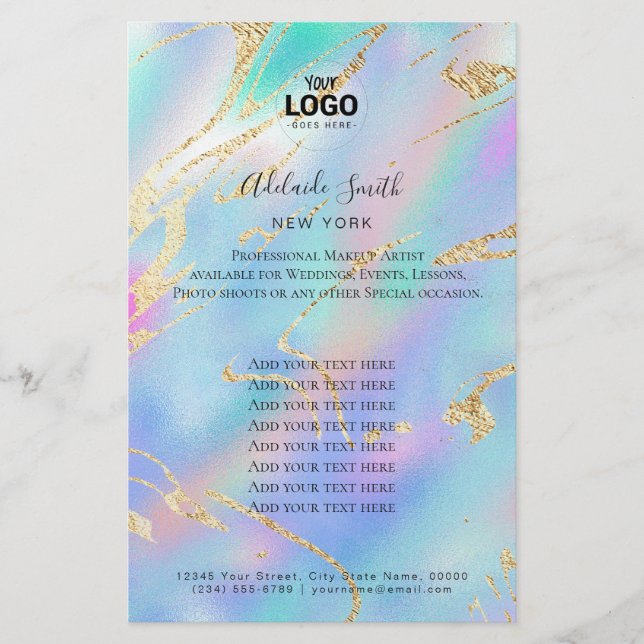 pastel colors design flyer (Front)