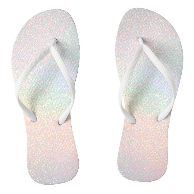pastel colors flip flops (Footbed)