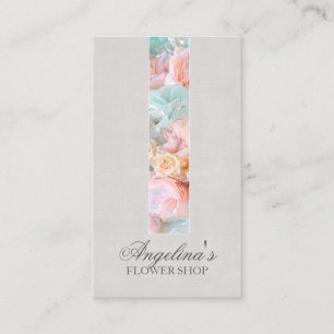Pastel Colors Flower Tape Florist Business Card