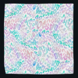 pastel colors leopard skin bandana<br><div class="desc">pastel colors animal skin pattern bandana</div>