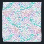 pastel colors leopard skin bandana<br><div class="desc">pastel colors animal skin pattern bandana</div>