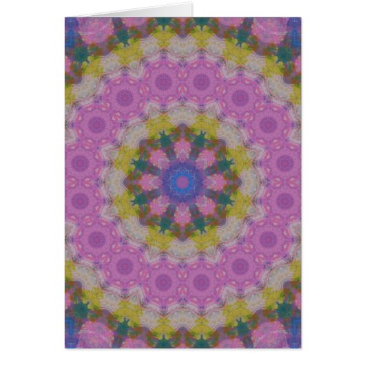 Pastel Colors Mandala Cards (Front)