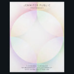 Pastel Colors Modern Simple Elegant Template Letterhead<br><div class="desc">Pastel Colors Modern Simple Design Elegant Template Professional Letterhead.</div>
