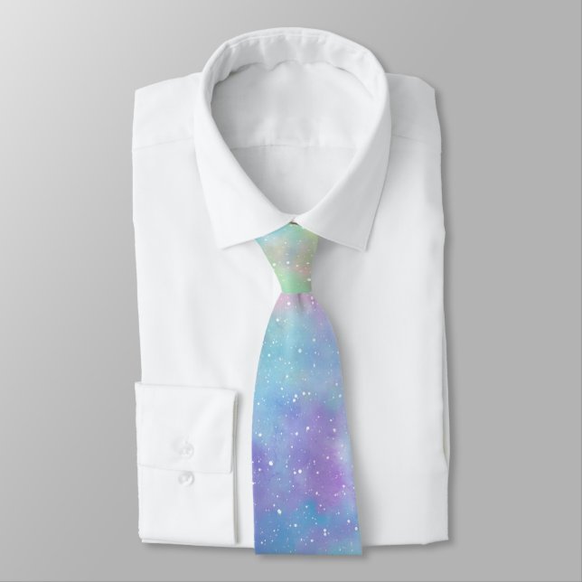 Pastel Colors Neck Tie (Tied)