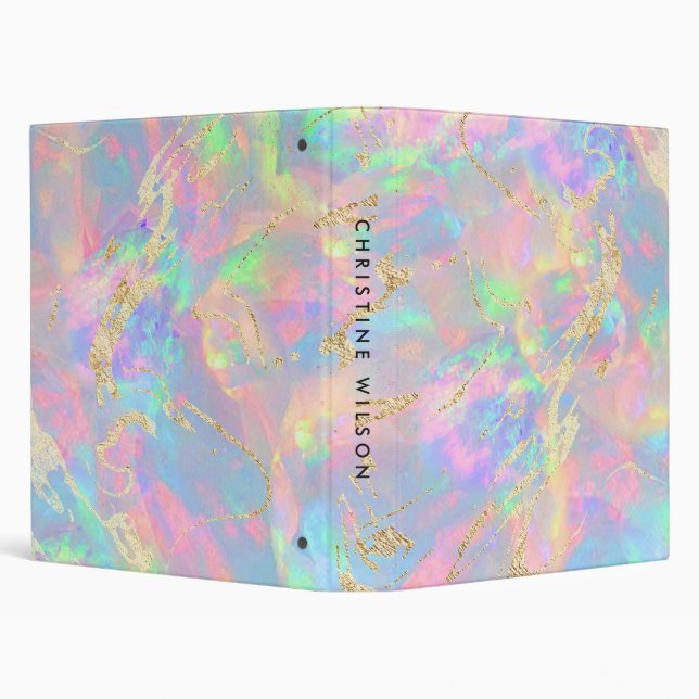 pastel colors opal 3 ring binder (Background)