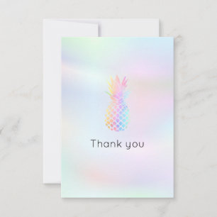 pastel colors pineapple thank you