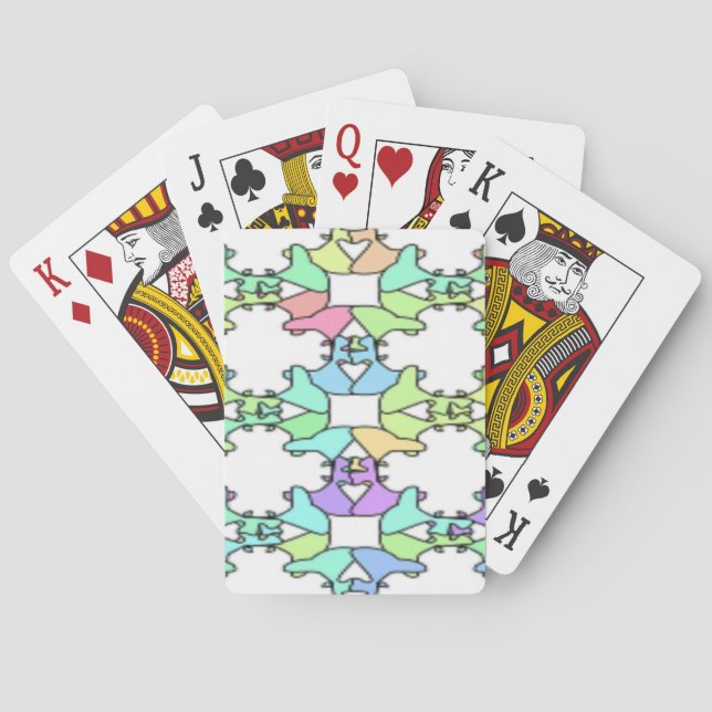 PASTEL COLORS POKER CARDS (Back)