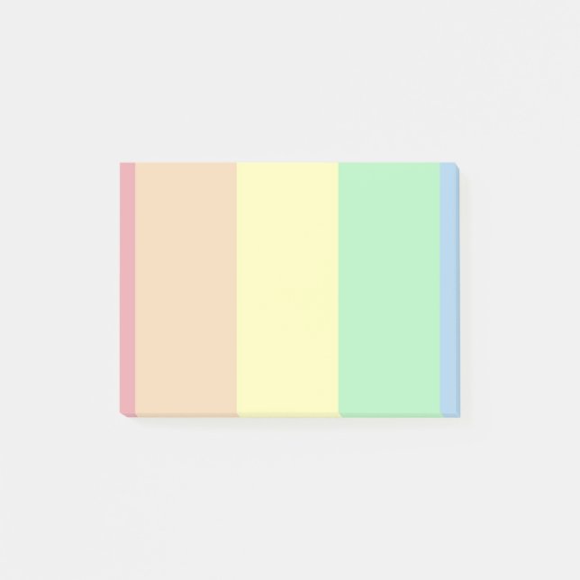 Pastel colors post-it notes (Front)