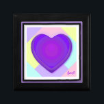 Pastel colors & purple hearts beating gift box<br><div class="desc">Here is a collection with pastel colors and "purple hearts beating": soft colors and hearts representing beautiful friendships.💜 (For those who knows : Like my own heart,  Purple hearts are beating between 7 amazing global Artists from South Koreaand their army of Fans all around a Purple World) 💜</div>