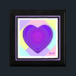 Pastel colors & purple hearts beating gift box<br><div class="desc">Here is a collection with pastel colors and "purple hearts beating": soft colors and hearts representing beautiful friendships.💜 (For those who knows : Like my own heart,  Purple hearts are beating between 7 amazing global Artists from South Koreaand their army of Fans all around a Purple World) 💜</div>