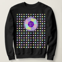 Pastel colors & purple hearts beating