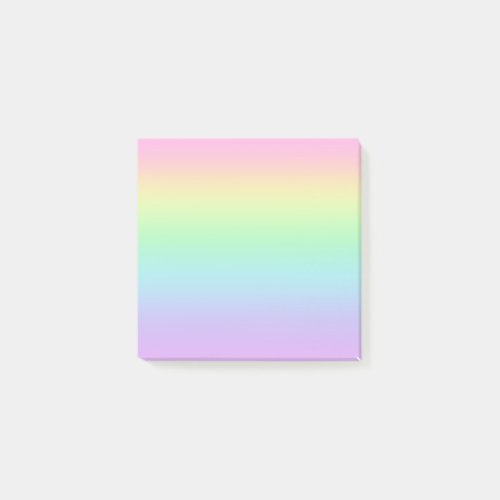 Pastel Colors Rainbow Gradient Notes