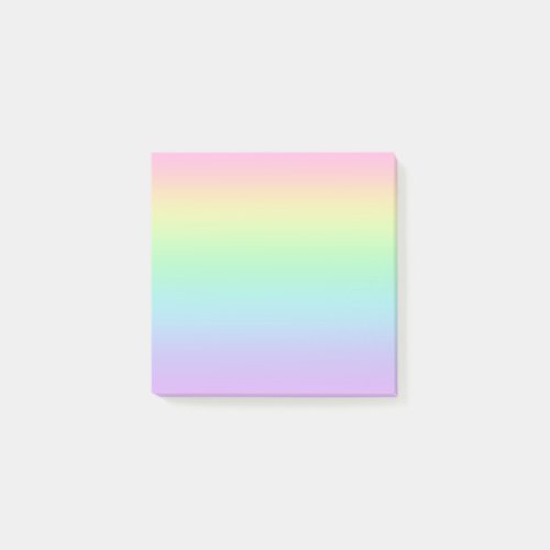 Pastel Colors Rainbow Gradient Notes