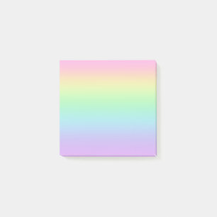 Pastel Colors Rainbow Gradient Post-it Notes