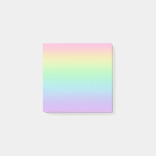 Pastel Colors Rainbow Gradient Post-It Notes