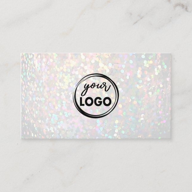 • pastel colors simulated iridescent business card (Front)