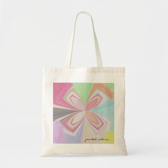 Pastel Colors Tote Bag (Front)