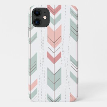 Pastel Colors Tribal Arrows Pattern Iphone 11 Case by heartlockedcases at Zazzle
