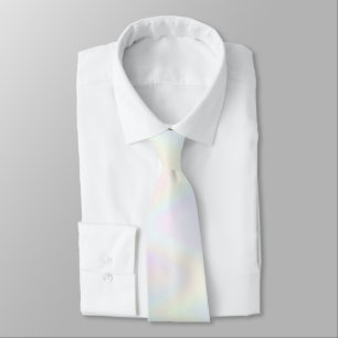 pastel colors waves neck tie