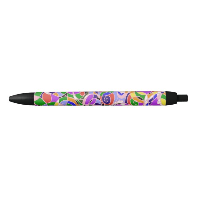 Pastel coloured Abstract  Patterns  Pen (Front)