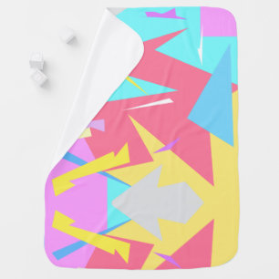 Pastel Colours Abstract Art Fleece Blanket