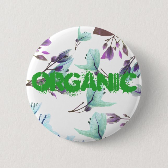 Pastel Colours Bougainvillea Flowers Button (Front)