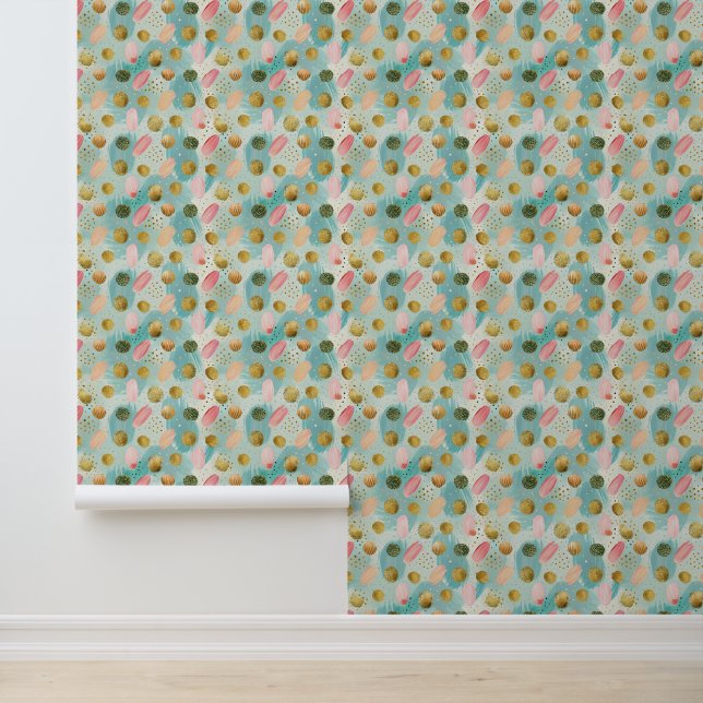 Pastel Confetti Glitter Abstract Pattern (2) Wallpaper (Application)
