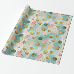 Pastel Confetti Glitter Abstract Pattern (2) Wrapping Paper