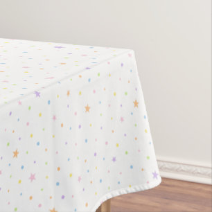 Pastel Confetti Party Tablecloth