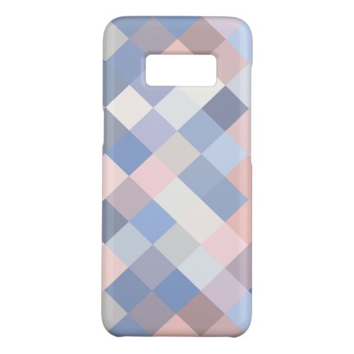 Pastel Coral Pink Violet Blue Pixel Blocks Pattern Case_Mate Samsung Galaxy S8 Case