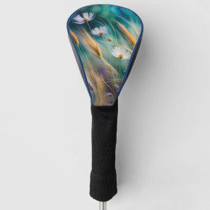 Pastel Cosmos and Grasses, Whispers of Nature Golf Head Cover