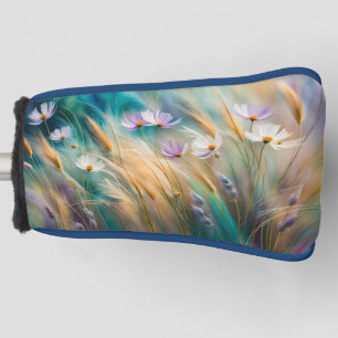 Pastel Cosmos and Grasses, Whispers of Nature Golf Head Cover