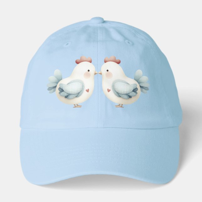 Pastel Cottagecore Chicken Hat (Front)
