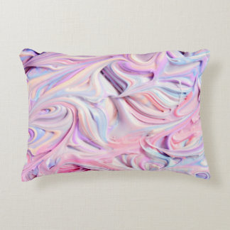 Pastel Creamy Frosting Accent Pillow