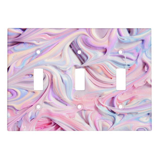Pastel Creamy Frosting  Light Switch Cover (Front)