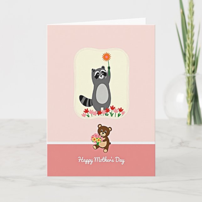 Pastel Creature Mothers Day Card (Front)