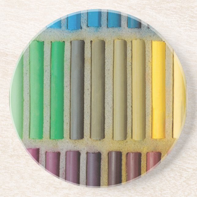 pastel cretaceous about color coaster (Front)