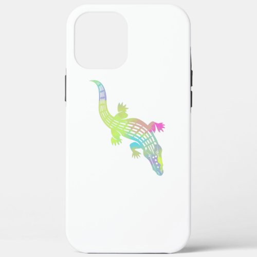 pastel crocodile iPhone 12 pro max case