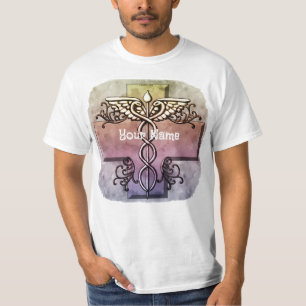Pastel Cross Caduceus T-Shirt