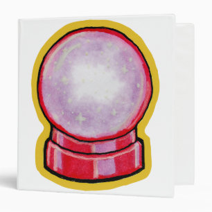 Pastel Crystal Ball 3 Ring Binder