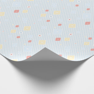 Pastel Crystal Star Pattern Wrapping Paper