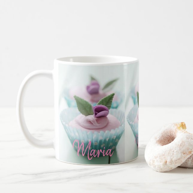 Pastel Cupcake Mug (With Donut)