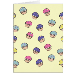 Pastel Cupcakes Pattern Cards