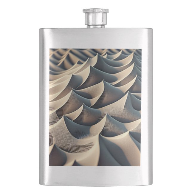 Pastel Currents Flask (Front)
