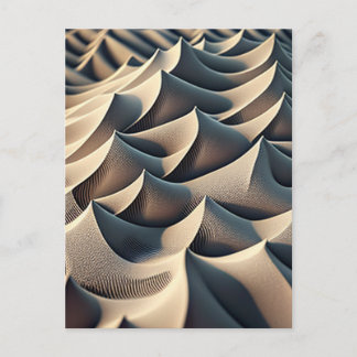 Pastel Currents Holiday Postcard