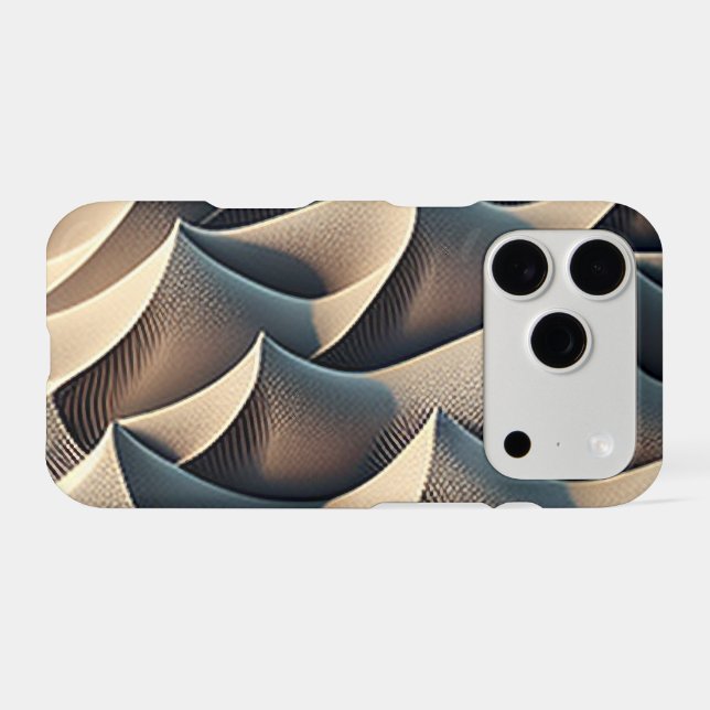 Pastel Currents iPhone Case (Back Horizontal)